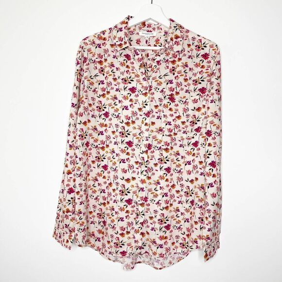 beachlunchlounge Tops - BEACHLUNCHLOUNGE Pink Floral Alanna Blouse